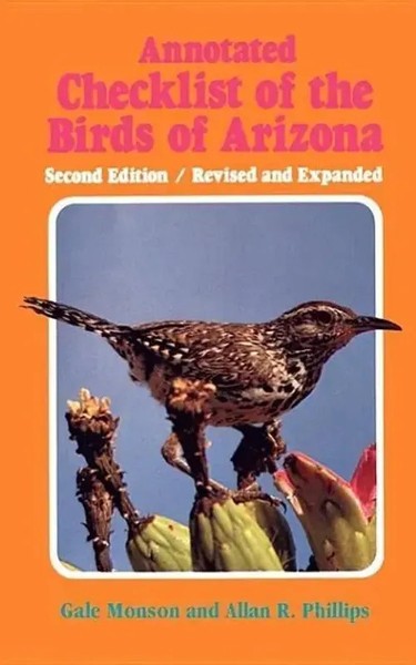 The University of Arizona Press | Annotated Checklist of The Birds of Arizona-image