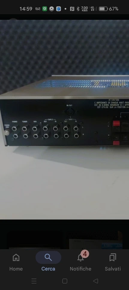 Amplificatore Phonola 6394 - Immagine 2 di 4