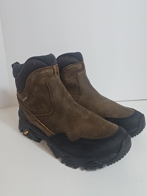 Merrell Mens Size 8.5'' Coldpack 3 Thermo Mid Zip Waterproof Boots Brown J037201 