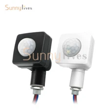 Human Body PIR Infrared Motion Sensor Detector Switch AC85V-265V 10/12mm Opening