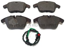 PER JAGUAR XF 2.2D 2.7D 2008 -2016 SET 4 PASTIGLIE FRENO ANTERIORI + SENSORE USURA