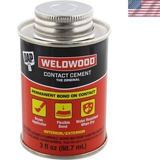 3oz Weldwood Contact Cement - Versatile Adhesive for Wood, Leather  More