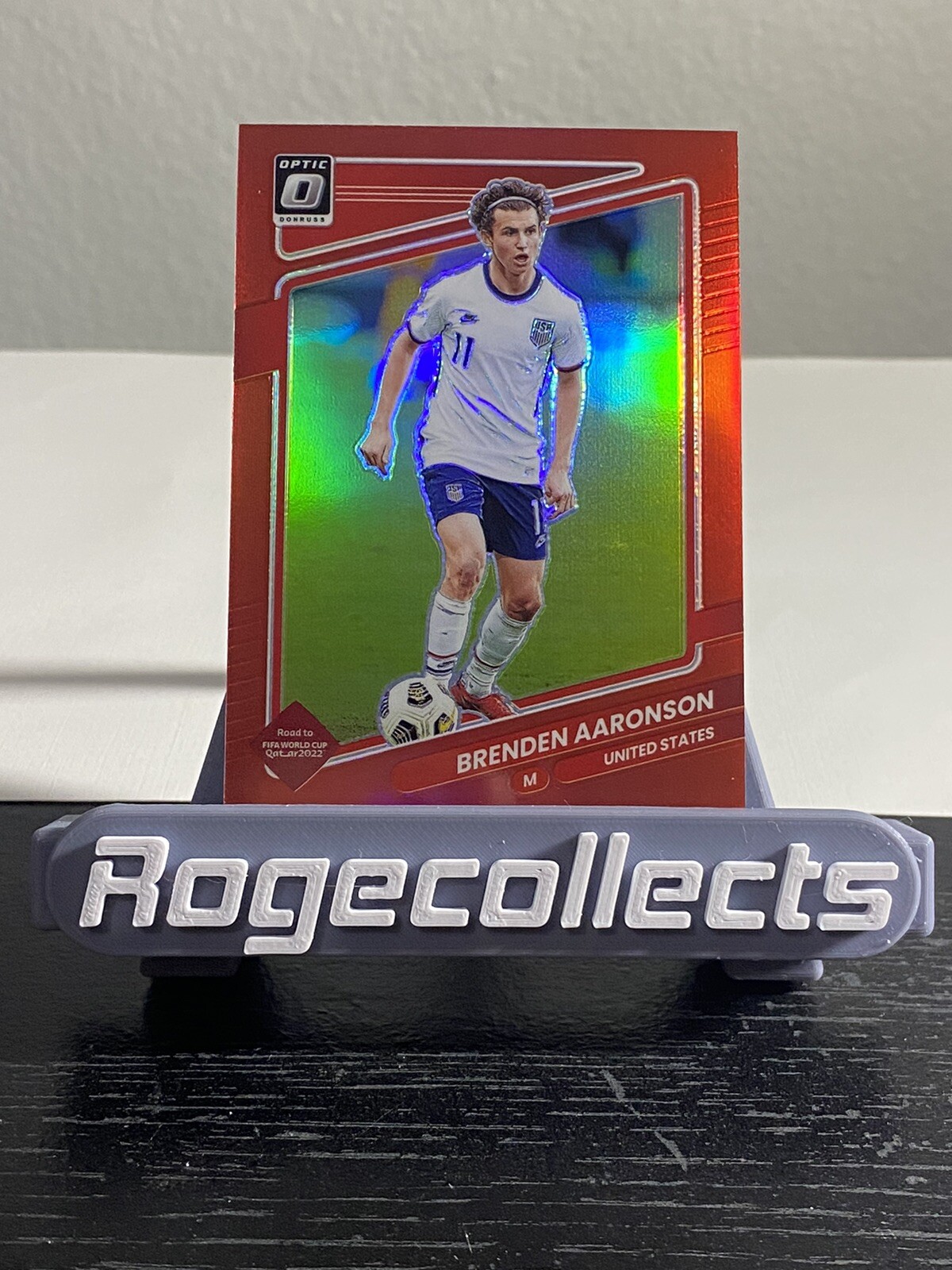 BRENDEN AARONSON 2021-22 DONRUSS OPTIC RED PRIZM #/149 🇺🇸