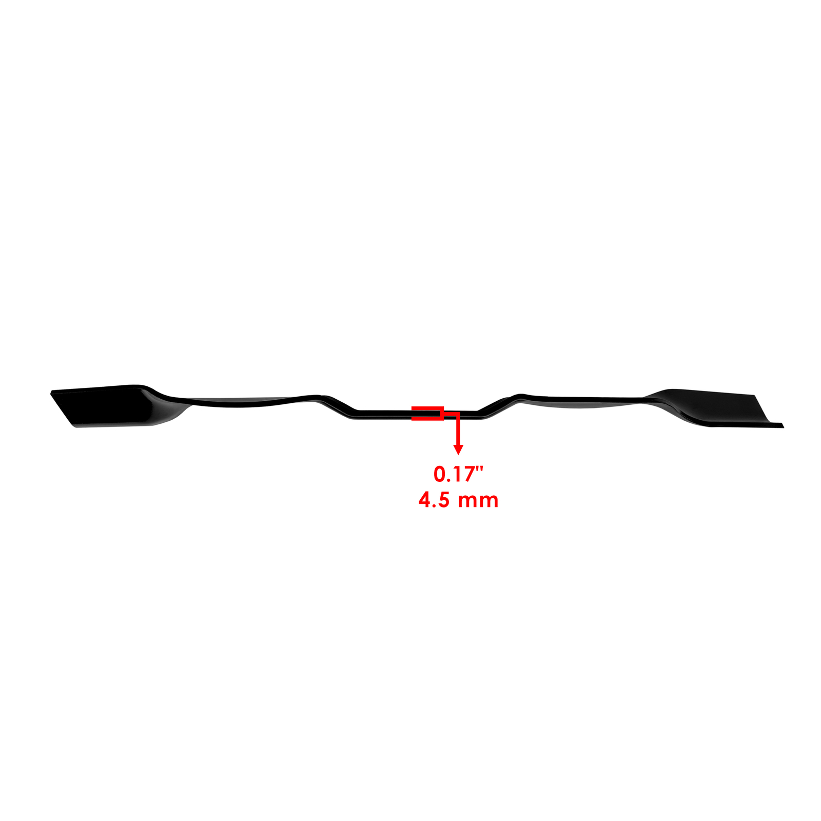 Kit Lama Ponte 42 Per Murray – Caltric 4 Pezzi, Multiuso, 537mm, Acciaio Nero