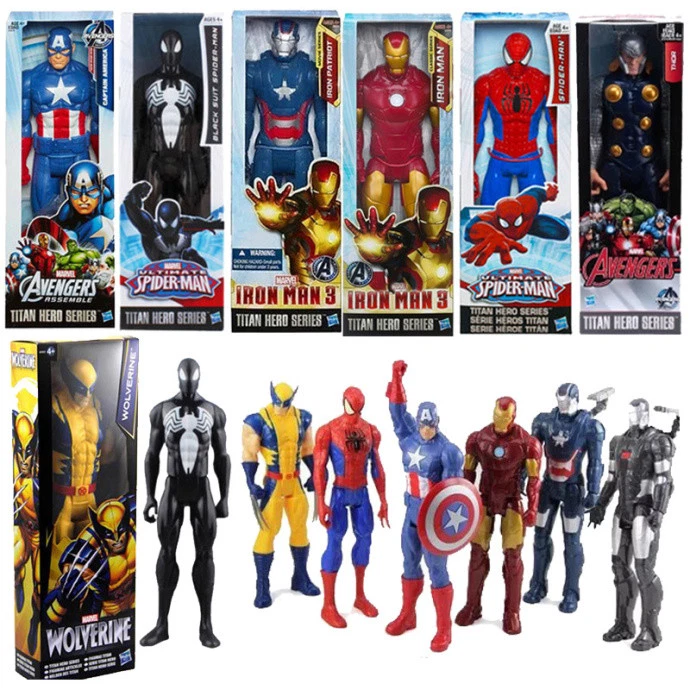 Pack de 7 figurines 30 cm - Marvel Avengers Titan Hero Series Hasbro : King  Jouet, Figurines Hasbro - Jeux d'imitation & Mondes imaginaires