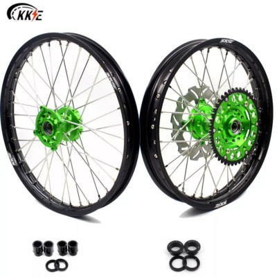 KKE 21/19'' Wheel Set Fit Kawasaki KX125 KX250F KX450F 2006-2018 Rear 240MM Disc