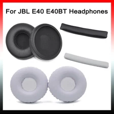 Replacement Ear Pads Cushion Cover Headband Beam for JBL E40 E40BT Headphones.