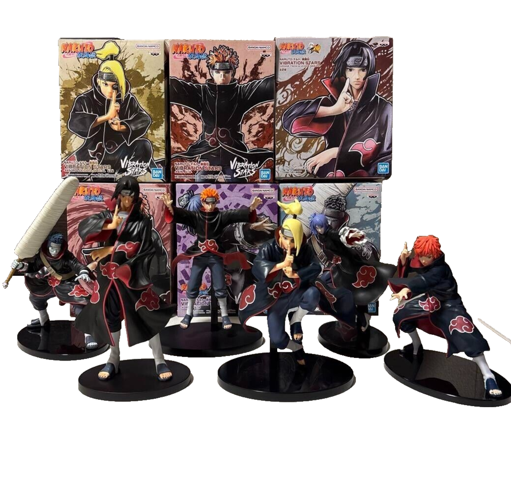 AKATSUKIJAPAN　セット Naruto Shippuden Akatsuki Figure Set Of 6 Vibration Stars Used