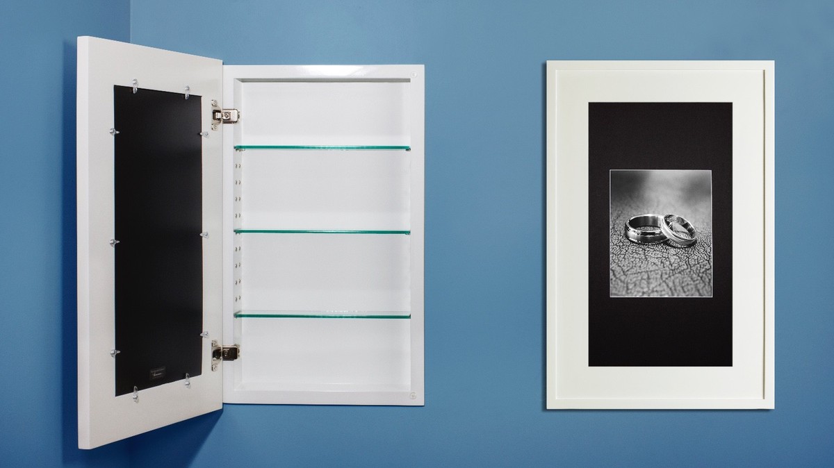 Recessed 14x24 Medicine Cabinet w/ PICTURE FRAME DOOR, no mirror