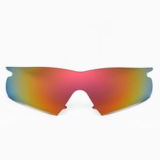 Walleva Fire Red Polarized Replacement Lenses For Oakley New M Frame Hybrid