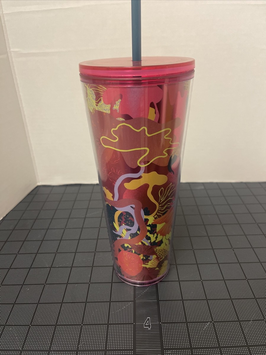 Starbucks Cup 2023 Fall Release Buenas Vibras Venti Good Vibes Acrylic 24  OZ New