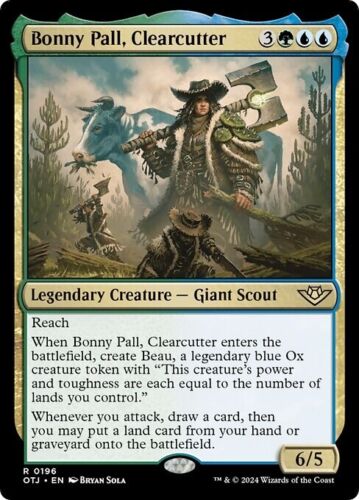 FOIL BONNY PALL, CLEARCUTTER mtg NM Outlaws of Thunder Junction 1 Rare - Picture 1 of 1
