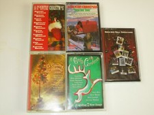 Lot of 4 Vintage country Christmas Cassette Tapes mx38