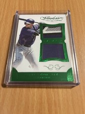 2016 Flawless Colorado Rockies Carlos Gonzalez GU 4-Color Dual Patches SSP /5