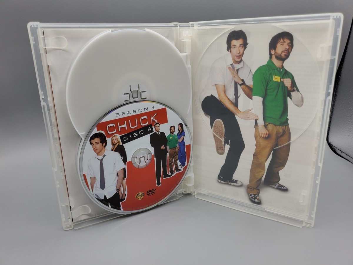 Chuck Season 1 DVD Box Set Zachary Levi Yvonne Strahovski | eBay