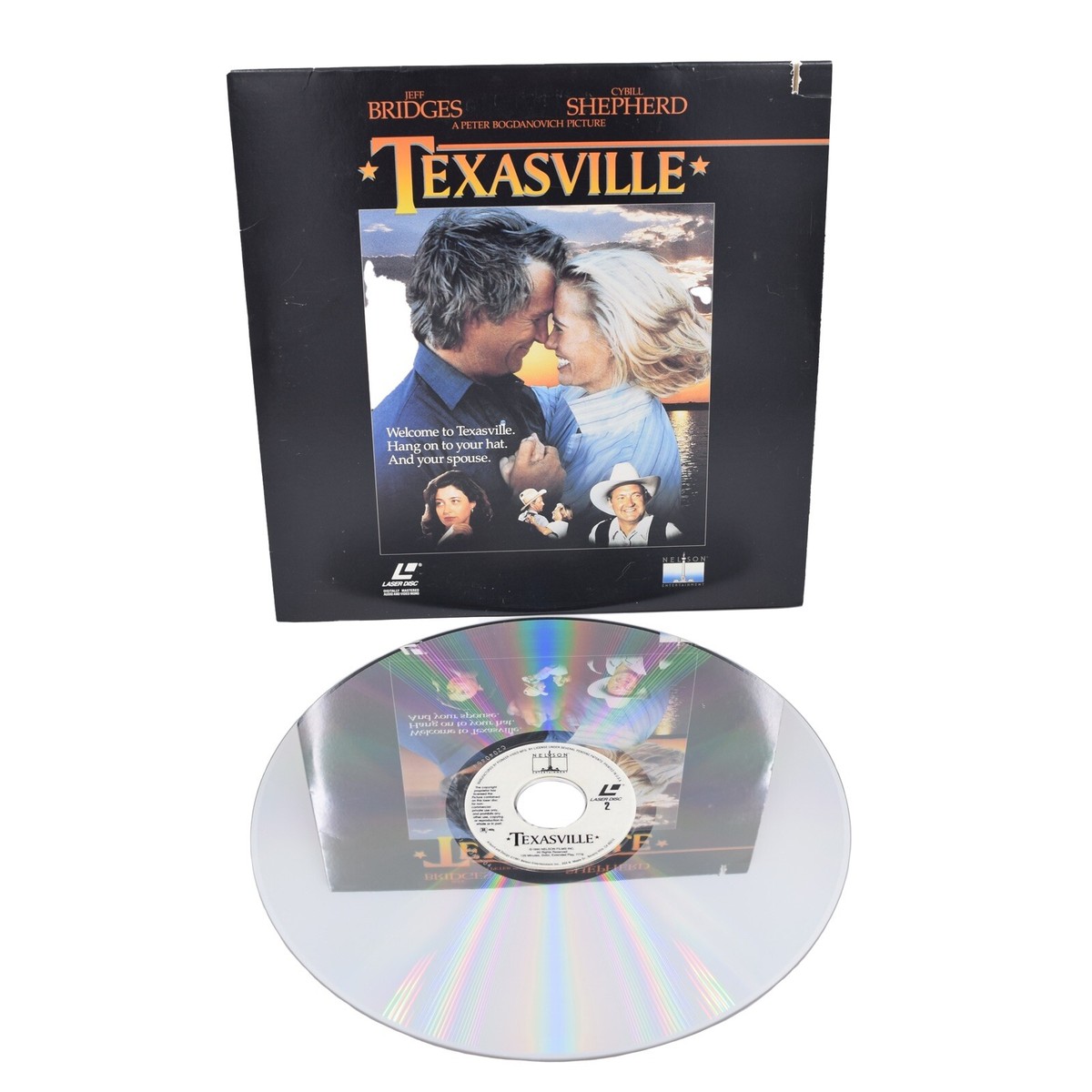 TEXASVILLE Laserdisc Jeff Bridges Cybill Shepherd Movie Film