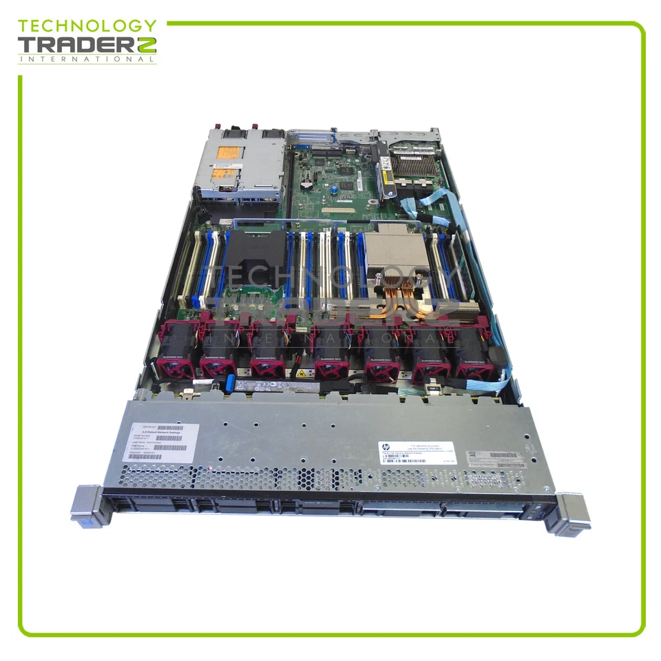 755258-B21 HP Proliant DL360 G9 Xeon E5-2643 V3 32GB 8X SFF Server W/ 7x Fan - Image 2 of 3