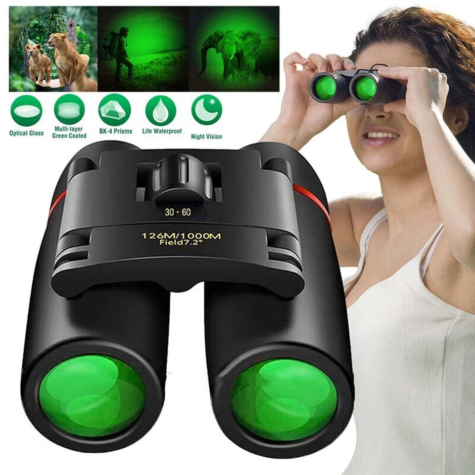 30X60 Binoculars Day/Night Vision Military Army Goggles Hunting Hiking Telescope - Image 3 of 4