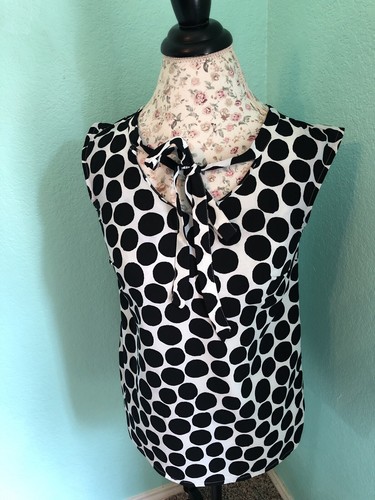 Merona Target Workwear Blouse Black 