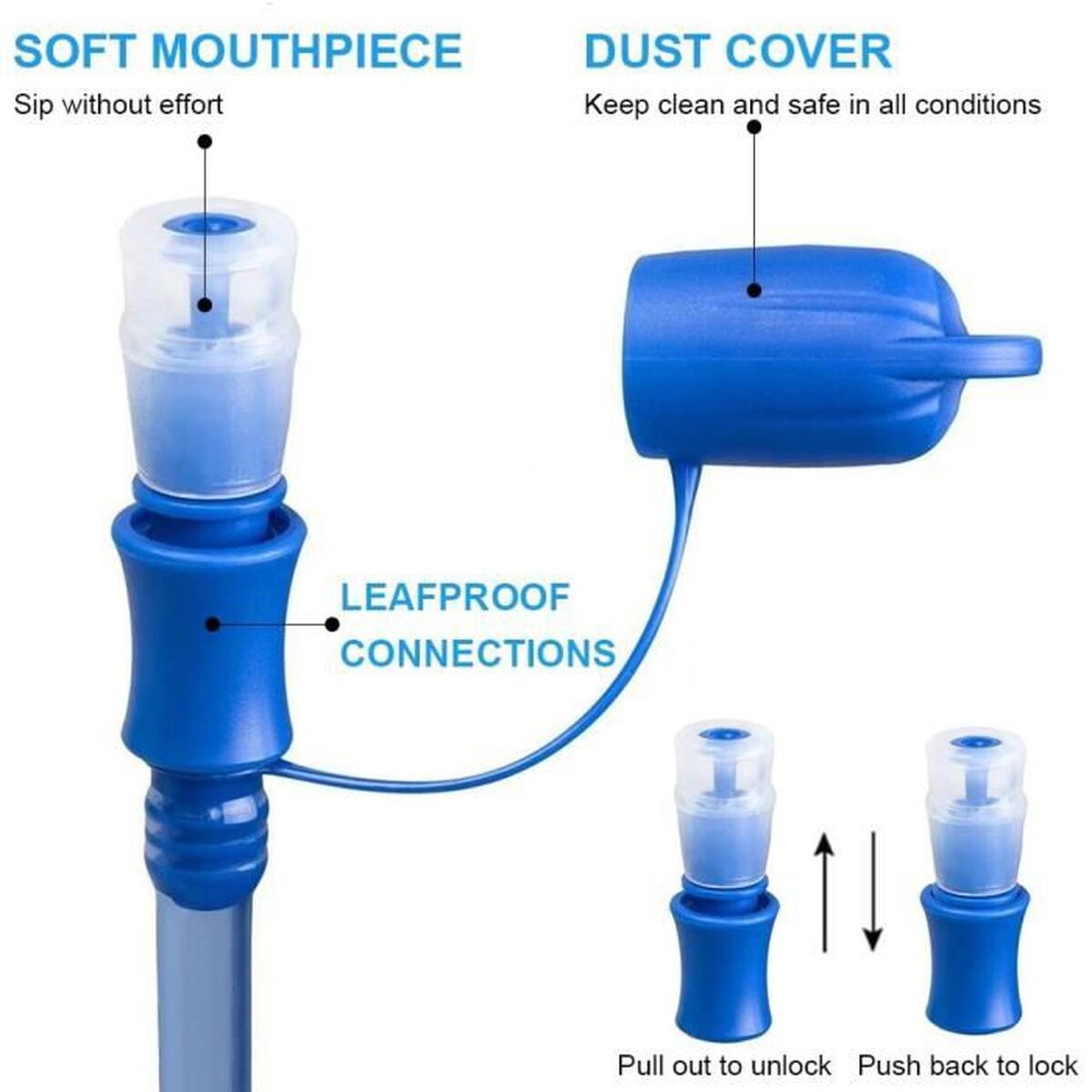 Sac d'eau 3L avec valve anti-fuite haute performance pour course à pied - 3