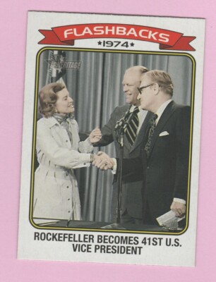 【NF member限定】NF NIGHT SHELL 2023 Topps Heritage News Flashbacks #NF-10 Nelson Rockefeller