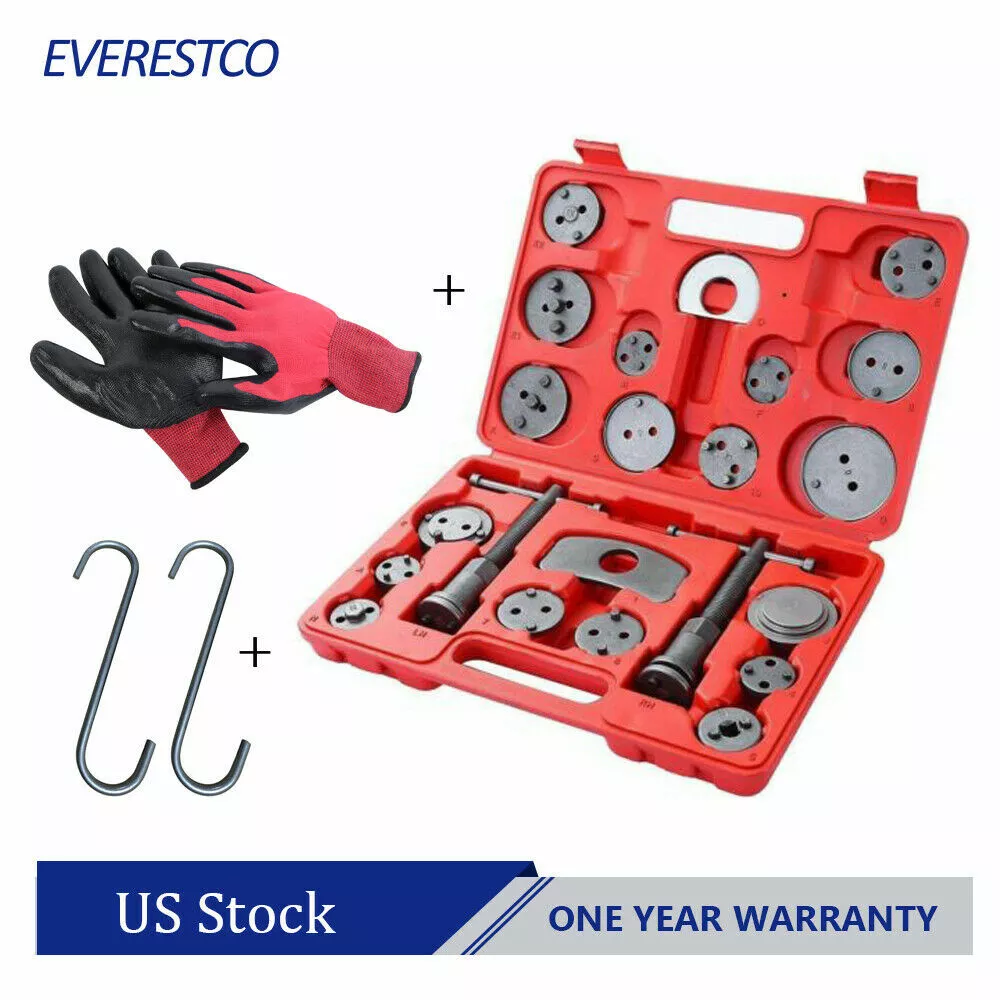 Set(27) Universal Disc Brake Caliper Brake Piston Wind Back Rewind Hand  Tools 