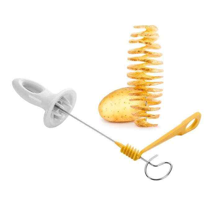 Tescoma Presto Spiral Potato Cutter 4 Skewers in Stainless Steel
