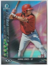 2017 Bowman Chrome Scouts Top 100 Refractors #BTP75 Jahmai Jones