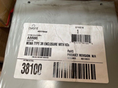 HOFFMAN NVENT A8R86 TYPE 3R ENCLOSURE