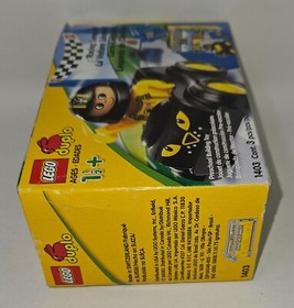 LEGO Duplo Racing Leopard #1403 (2001) ** Unopened with Box Damage ** 3 Pieces