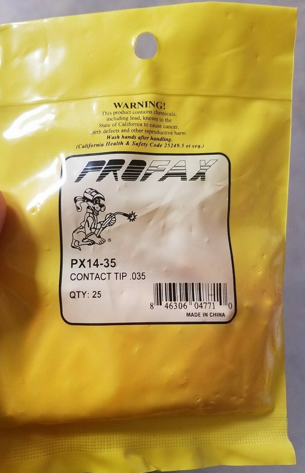 ProFax 14-35 Contact Tip .035, 25 PK