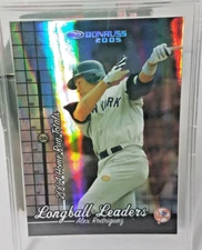 ALEX RODRIGUEZ 2005 DONRUSS LONGBALL LEADERS BLACK #LL-4 201/250