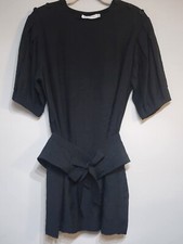 Rebecca Minkoff Dress Juno Wrap Around Belt Sheath Size Medium Black