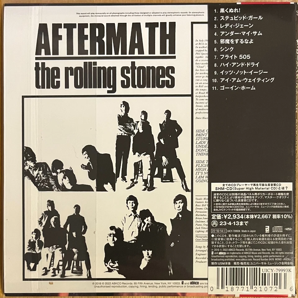 Rolling Stones - Aftermath Japan MLPS SHM CD UICY-78993 NEU - Bild 2 von 2