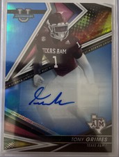 2022 TONY GRIMES AUTO TEXAS AM BLUE REF #13/150