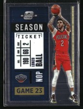 Lonzo Ball 2020 Panini Contenders Optic #32 Basketball Card