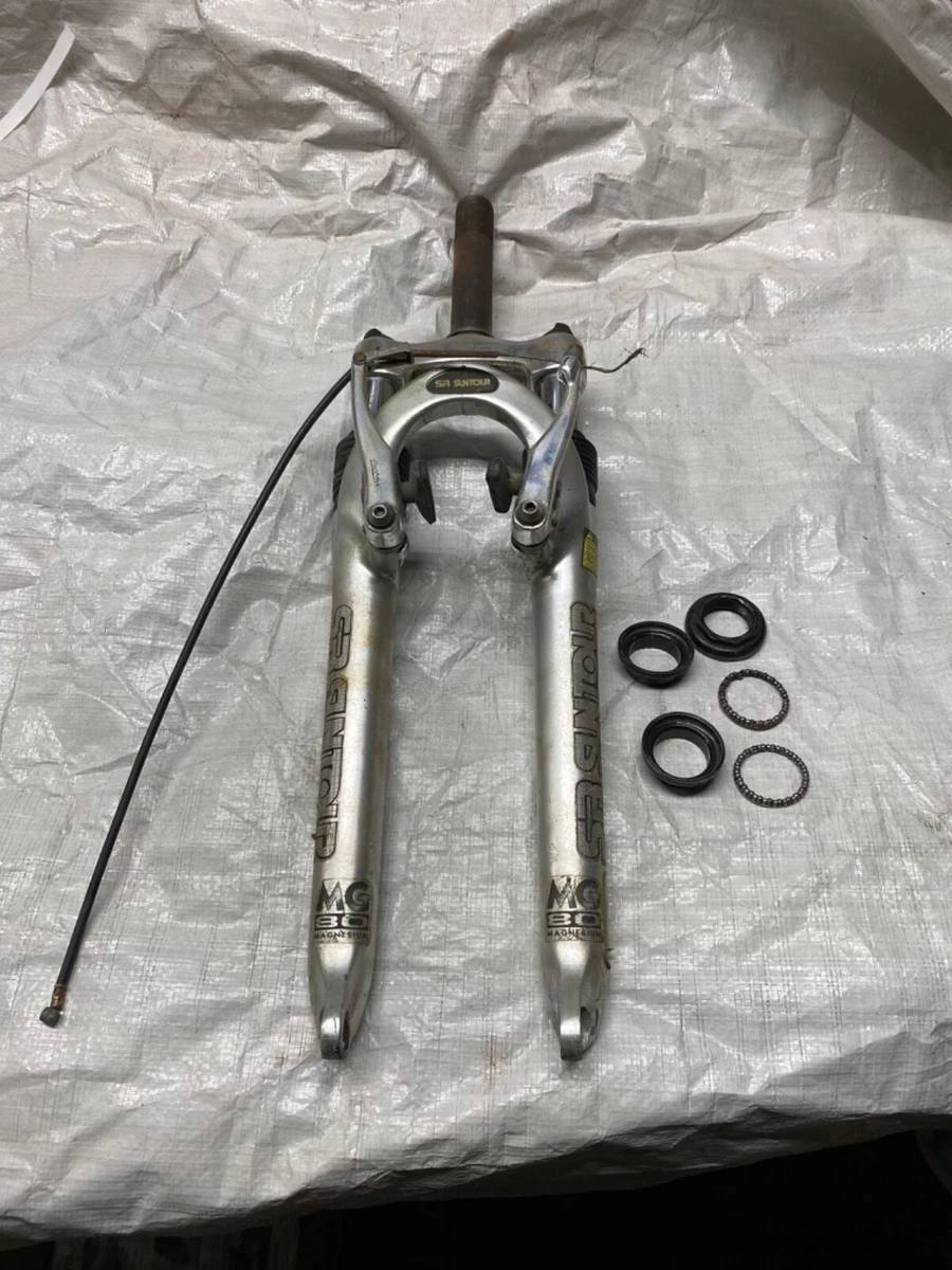 SR Suntour Mountain Bike Suspension Fork MG 80 Magnesium eBay