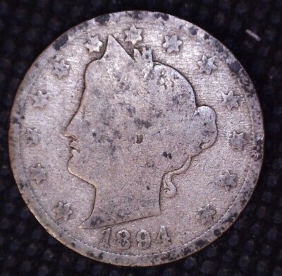 1894 Liberty Nickel V Better Date 5(C) #B154
