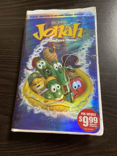 Big Ideas Jonah A VEGGIE TALES Movie VHS Ex Blockbuster Video