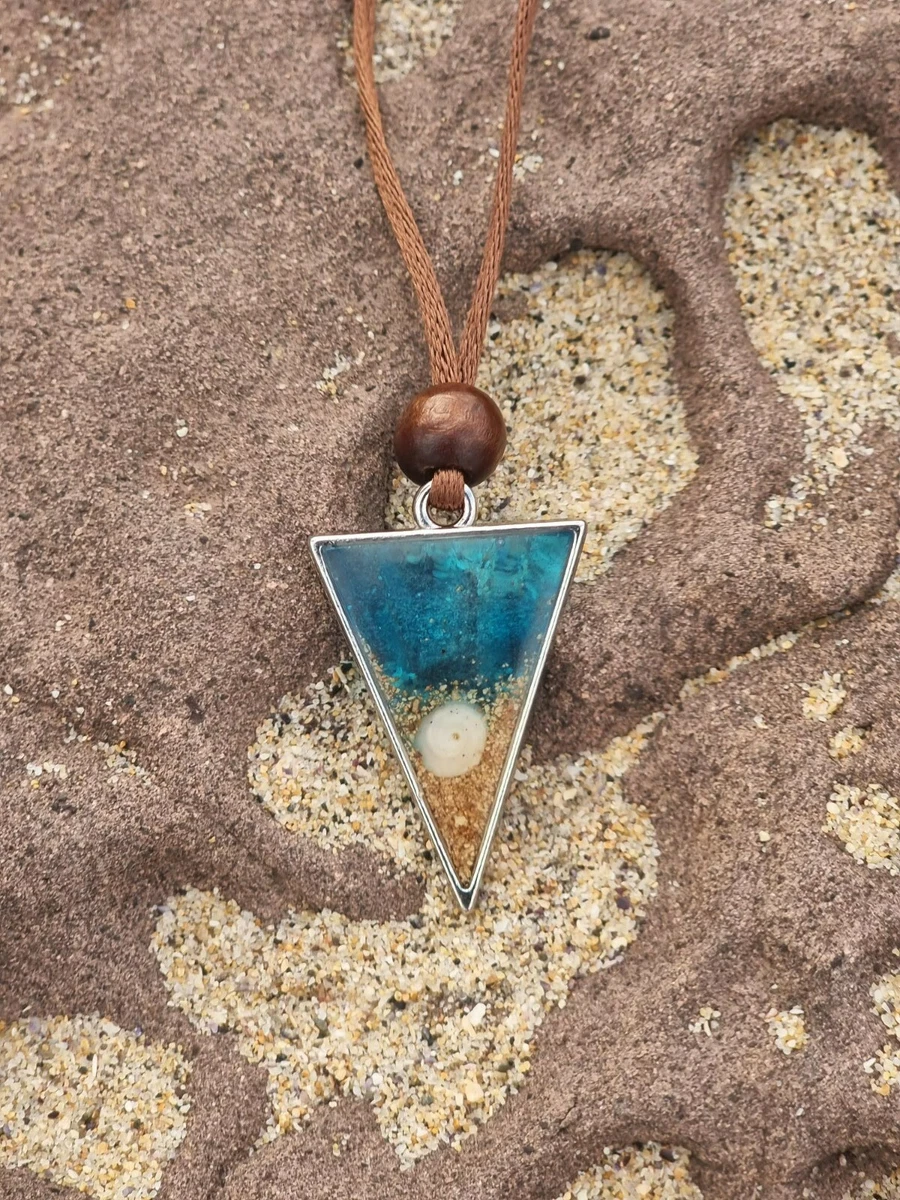 Handmade on sale resin necklace