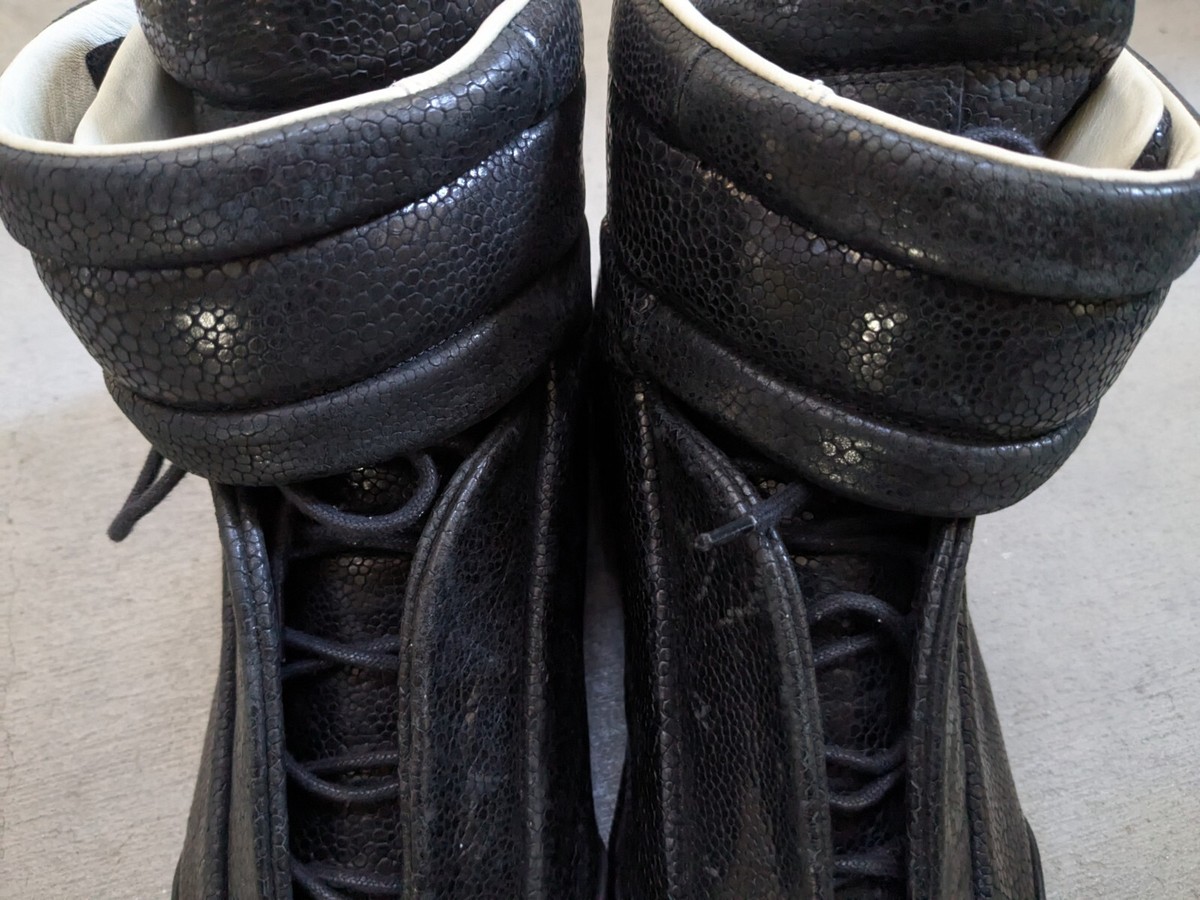 Maison Margiela FUTUREハイカットレザー 42 Maison Margiela FUTUREハイカットレザー ブラック 42