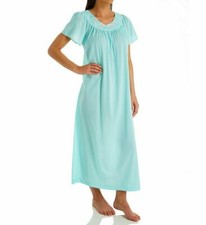 Shadowline Nightgown Size Small Sea Foam Style 32280 Petals Long Gown NWT