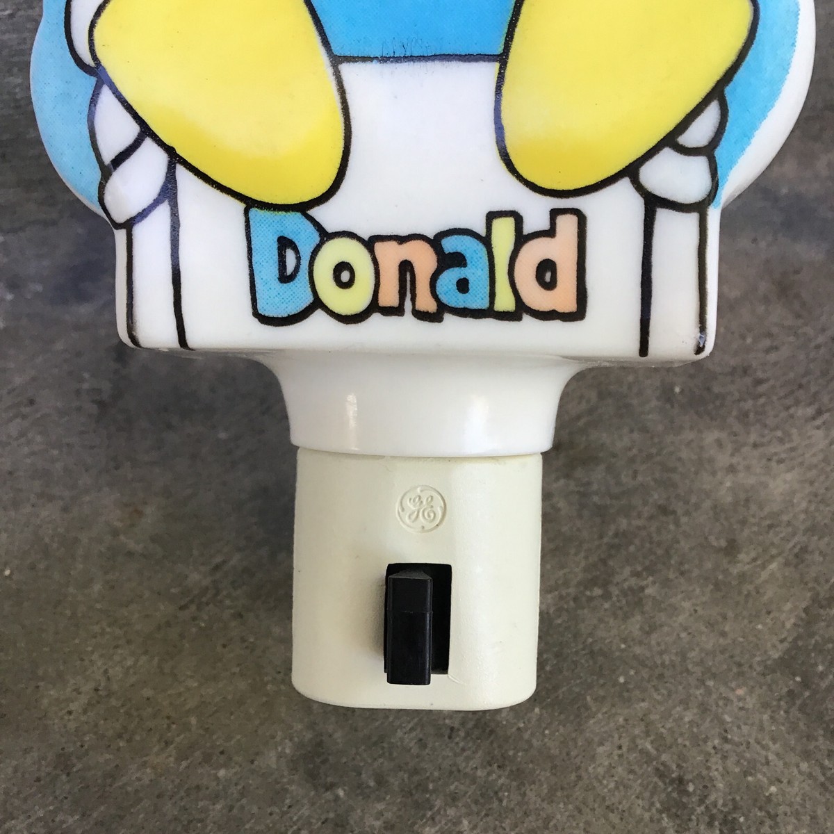 Vintage Walt Disney Co. Donald Duck GE Night Light Tested | eBay