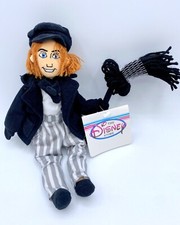 -M NEW THE DISNEY STORE BEANIE BEAN BAG PLUSH MARY POPPINS BERT