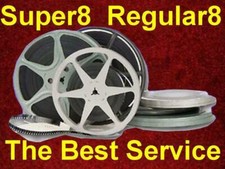 50ft of Super8 Regular 8 8mm Film Digital Transfer Convert to USB SDCARD mp4