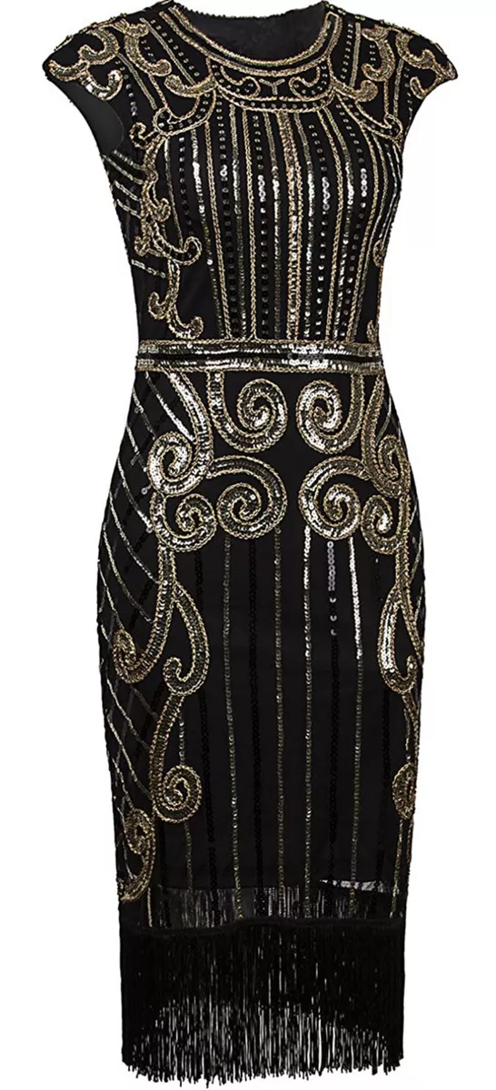 Vintage inspired sequin clearance dress