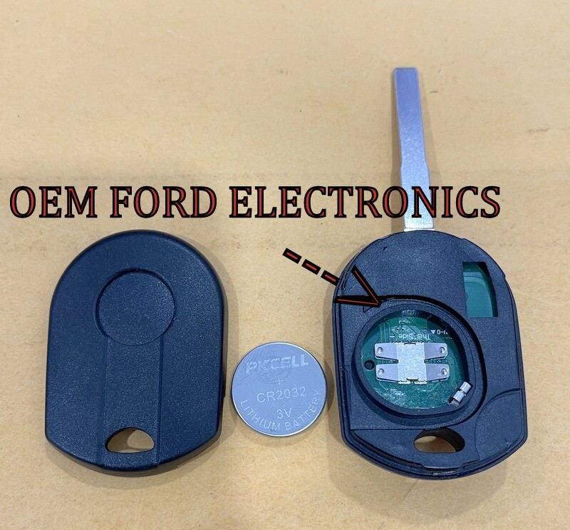 Like New OEM Ford High Security 80-Bit Key Fob Remote Head - 164-R8046 With New Uncut Blade, Tested & Working