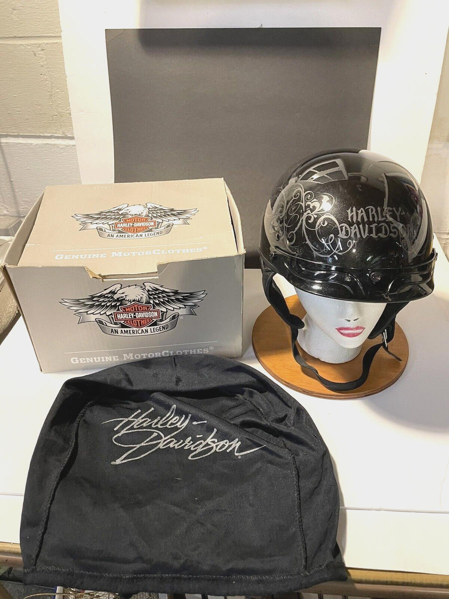Harley-Davidson women's XXS Helmet 97363-11VW With Sun