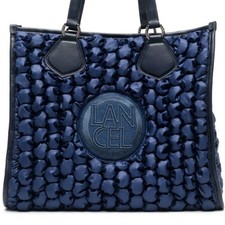 Lancel Large Nylon Leather Tote New With Tags Authentic Luxury W Dust bag