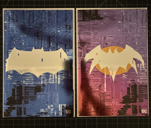 (2023) BATMAN #140 141 2 set FOIL Variant Cover Set!